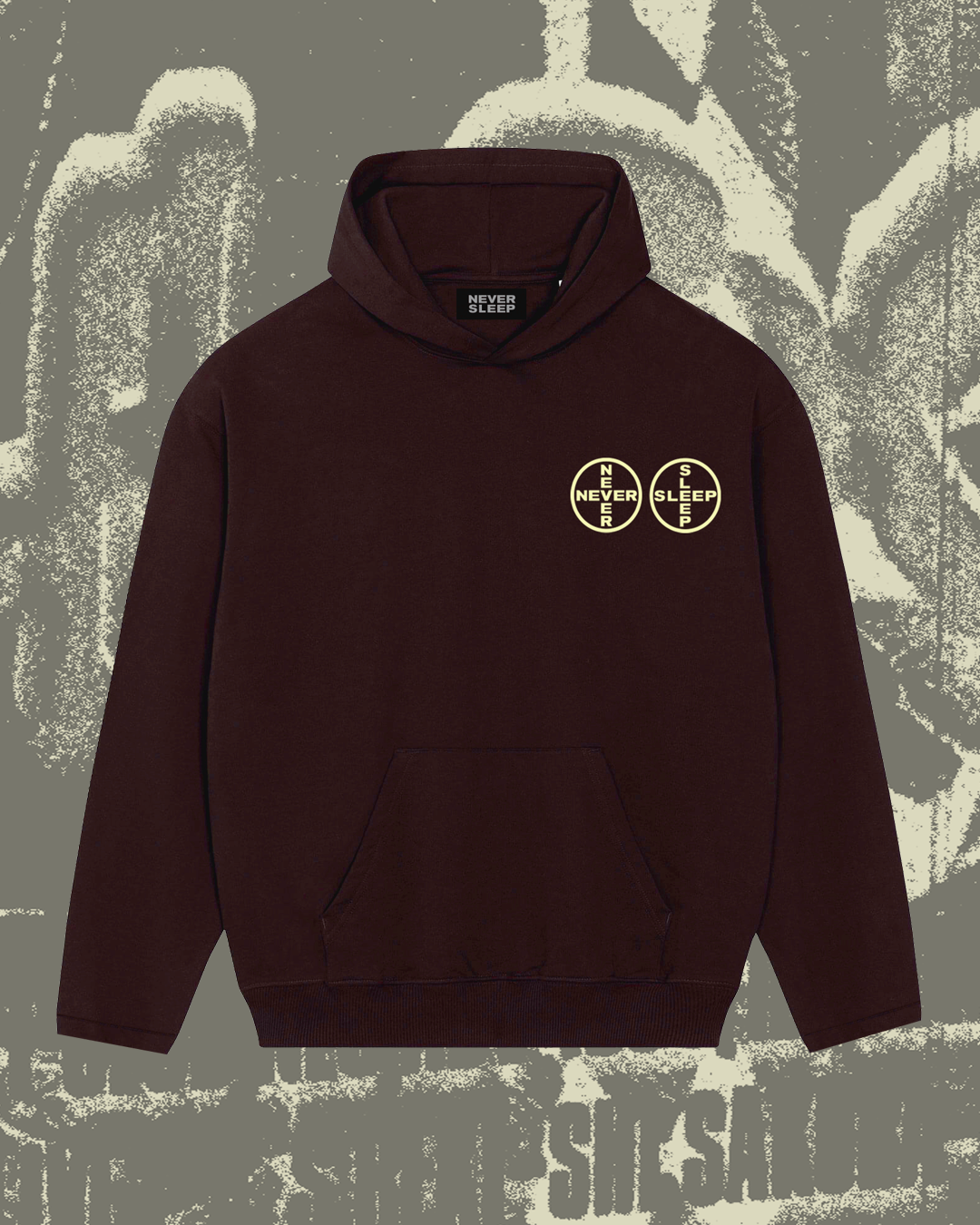 Hardcore will never die, but you will - Brown hoodie