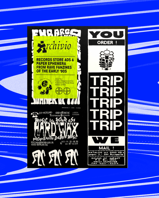Archivio COPIA #1 – Records store ads and paper ephemera from Rave fanzines of the early 90s
