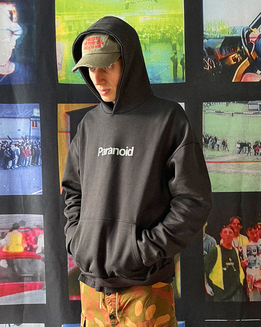 Paranoid Anthracite hoodie